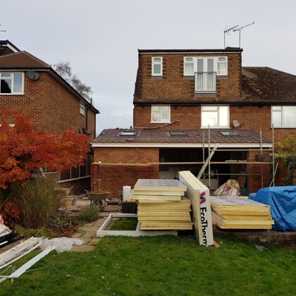 Rear extension in St Albans